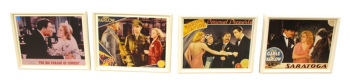 4 vintage MGM movie poster/lobby card prints
