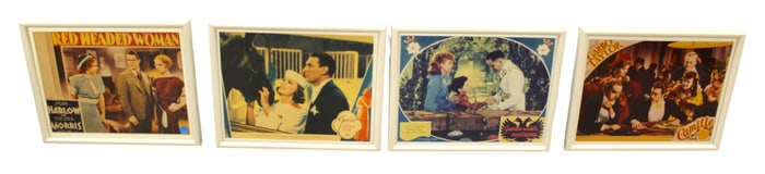 4 vintage MGM movie poster/lobby card prints