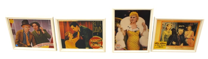 4 vintage MGM movie poster/lobby card prints