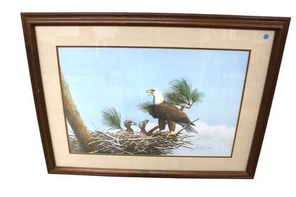 Mid Century limited edition print sg. Ray Harn 780/1000