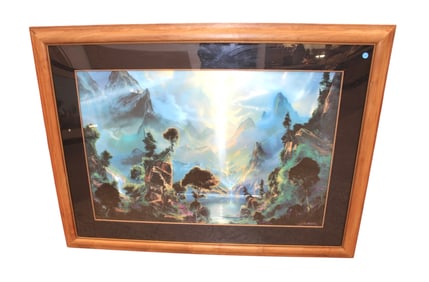 Signed limited edition framed print 102/750