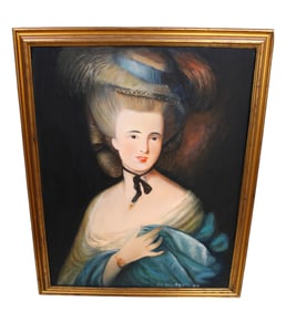 Signed & dated Diliberti 1985 oil on canvas