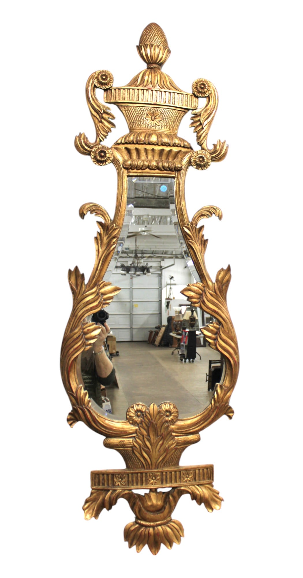 Awesome Theodore Alexander french mirror in highly carved wood frame (1 of 5)