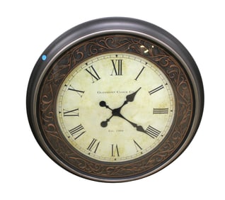 Contemporary Windmount Clock Co. quartz decorative wall clock