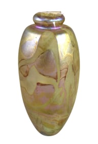 Vintage Eickholt hand blown art glass vase dated 1983