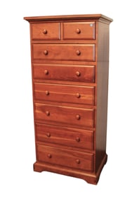 Nice Hunt Country bench made solid cherry lingerie chest
