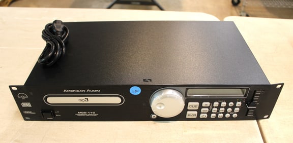 American Audio MCD-110 Professional Single MP3 Compact Disc Player