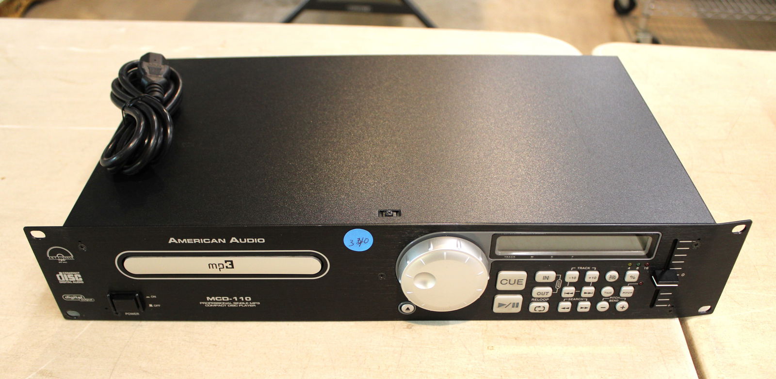 American Audio MCD-110 Professional Single MP3 Compact Disc Player (1 of 3)