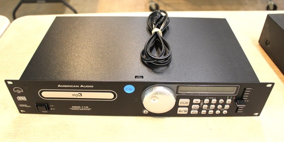 American Audio MCD-110 Professional Single MP3 Compact Disc Player