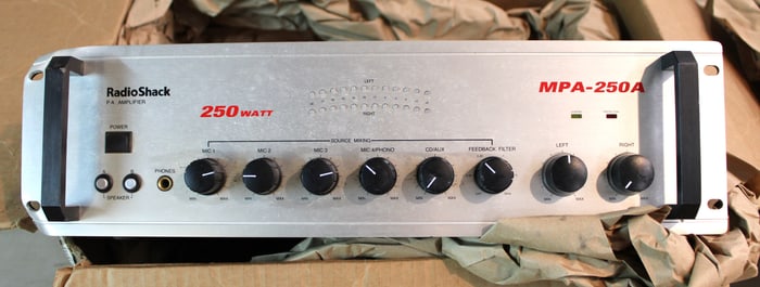 Vintage RadioShack PA Amplifier MPA-250A