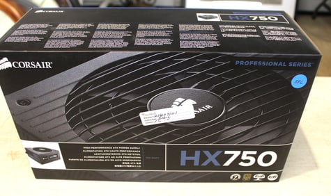 New Corsair Professional Series HX750 High Performance ATX Power Supply