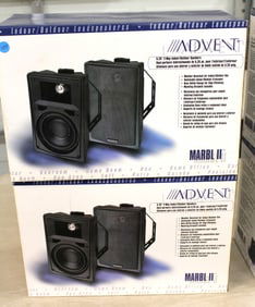 New (2) Pairs 4 speakers total - indoor/outdoor-Advent and Marbl II