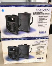 New (2) Pairs 4 speakers total - indoor/outdoor-Advent and Marbl II