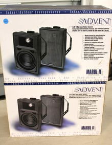 New (2) Pairs 4 speakers total - indoor/outdoor-Advent and Marbl II