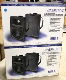 New (2) Pairs 4 speakers total - indoor/outdoor-Advent and Marbl II