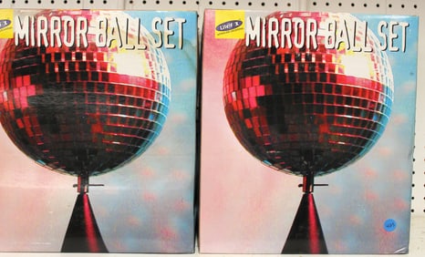 New Pair Lite F/X Attitude Lighting Mirror Ball Sets