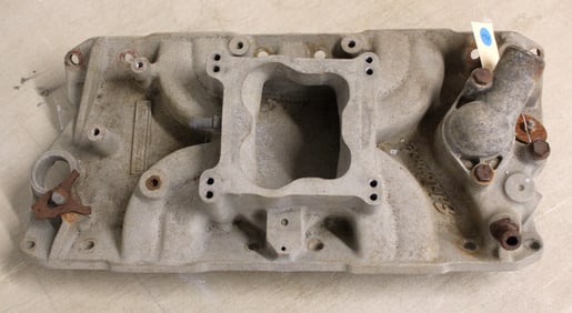 Used Edelbrock Street Master aluminum intake manifold for small block Chevy