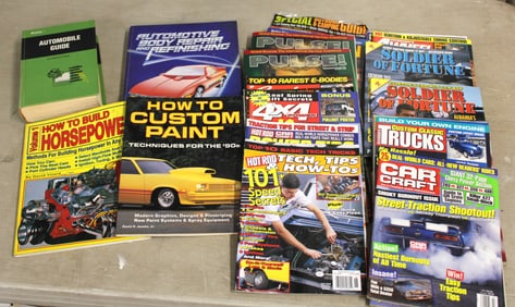Large group of automobile ephemera