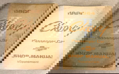 2 Shop Manuals: 1962 and 1964 Chevy II Passenger Car