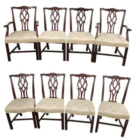 Like New set 8 Kindel Winterthur Dining Chairs