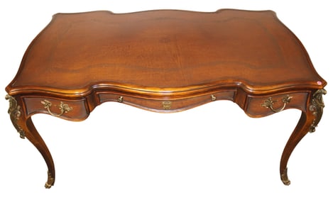 Theodore Alexander Country French Leather  Desk