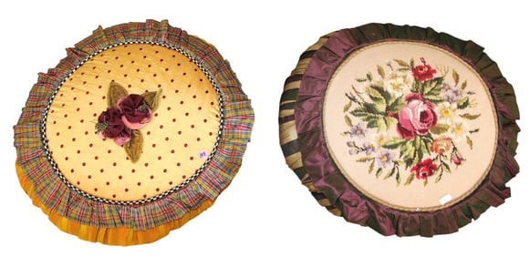 2 MacKenzie-Childs  Decorator Pillows