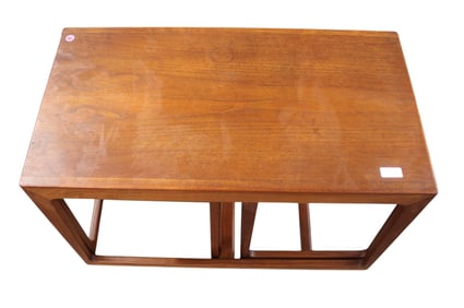 Mid Century Modern Danish Walnut Nesting Tables