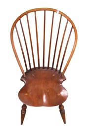 B. Dulin Hand Crafted Pine & Oak Windsor Chair