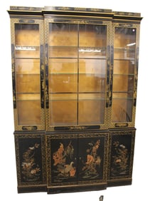 Vintage Asian China Cabinet attrib Union National
