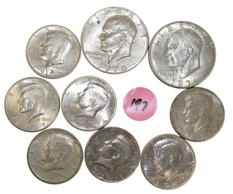 9 US Mixed Coins