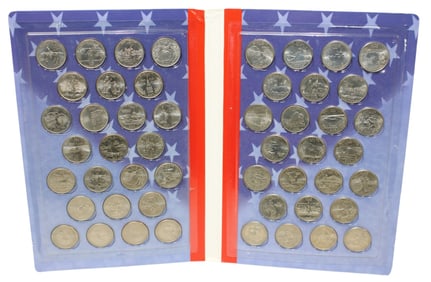 50 State Quarter Book (complete)