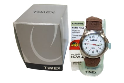 Vintage Timex Expedition Watch with box & paperwork