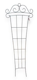Wire 72"h x 24" w flower trellis