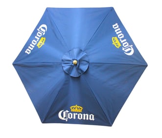 Corona Beer Advertisement Patio Umbrella 7.5'