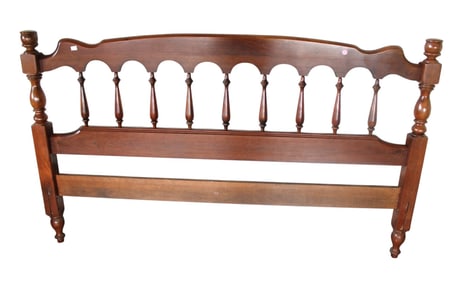 Solid cherry country style queen size headboard