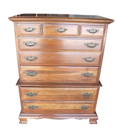 Sterling House Collection cherry 7 drawer high chest