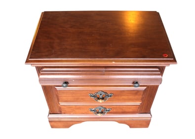 Florida Furniture cherry finish 2 drawer nightstand