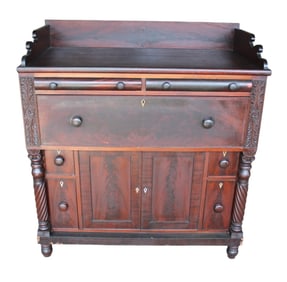 Nice model antique empire burl butlers buffet