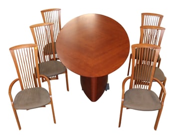 Awesome Costantini Pietro MCM style 7pc dining set