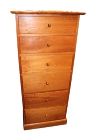 Stickley solid cherry 6 drawer lingerie chest