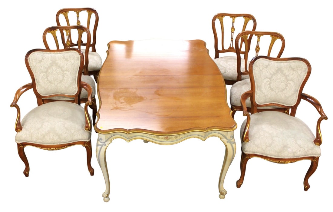 Vtg Union National country Fr. 7pc dining set (1 of 19)