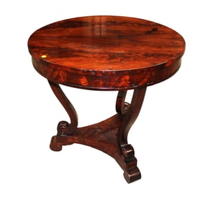 Antique 30" empire center table ca.1840-1860's