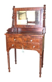 Antique rare dressing vanity and mirror ca.1860's