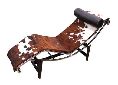 Le Corbusier Chaise Longue lounge chaise, cowhide