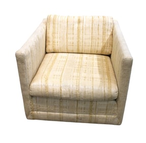 Milo Baughman style MCM Forecast even arm chair