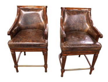 Restoration Hardware style swivel stools