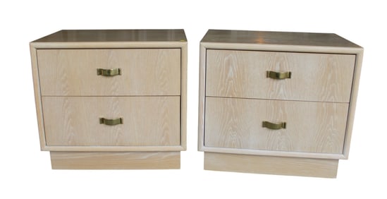 Pair vtg Century Furniture nightstands