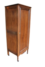 Nice vtg walnut petite cedar lined wardrobe