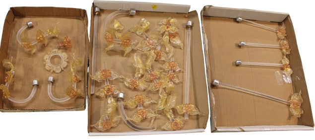 Vintage Italian venetian chandelier arms (3 flats)