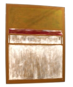 Large MCM sg Larry Laslo oil on painting on canvas